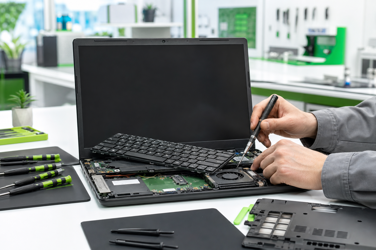 Профессиональный ремонт ноутбука Acer в лаборатории